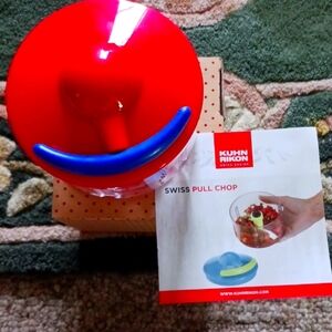 Swiss pull chopper. The brand is Kuhn Rukon by Swiss design. 3 1/2×4 1/2".